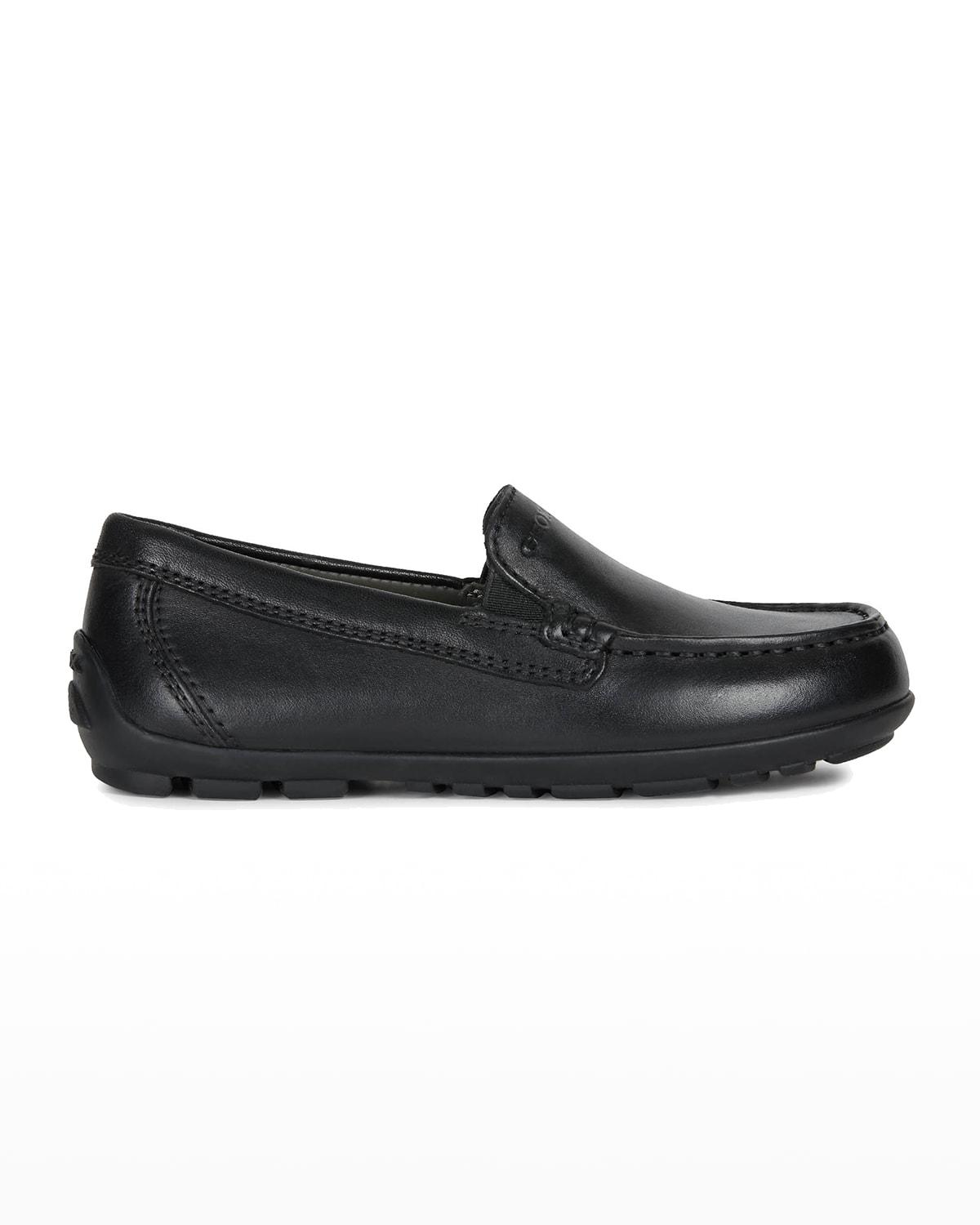 Boy's New Fast Leather Loafers, Toddler/Kids by GEOX