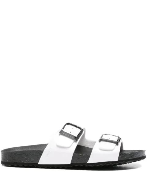 Brionia double-buckle sandals by GEOX