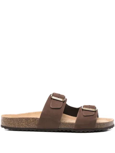 Brionia double-buckle slippers by GEOX
