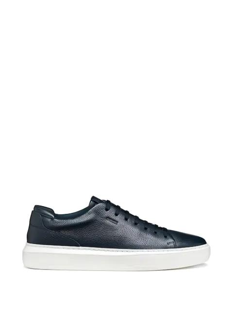 Deiven textured lace-up sneakers by GEOX