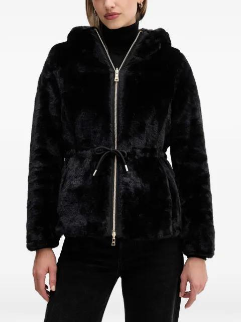 Kaula hoodied faux fur jacket by GEOX