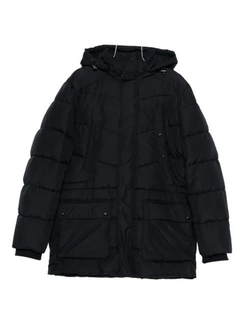 Leitan quilted hoodied jacket by GEOX