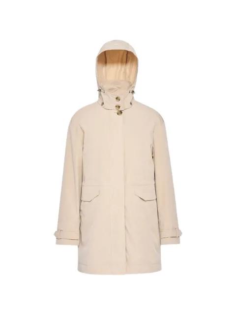 Mantinea hoodied buttoned jacket by GEOX