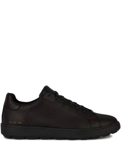 Spherica leather lace-up sneakers by GEOX