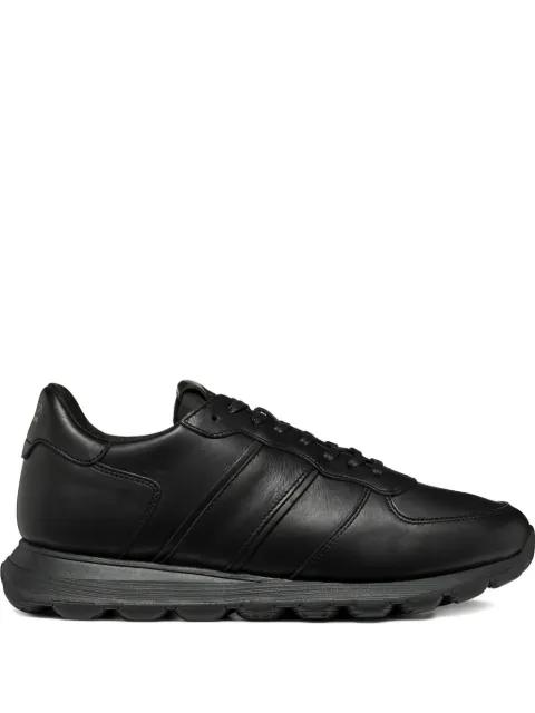 Spherica leather panelled sneakers by GEOX