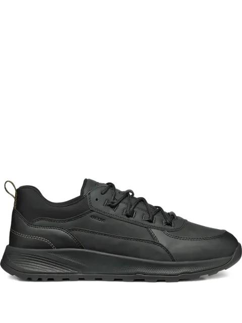 Terrestre leather lace-up sneakers by GEOX