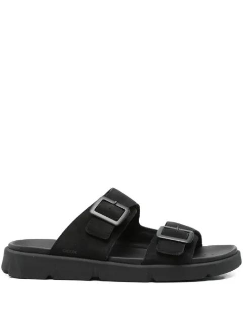 double buckle sandals by GEOX