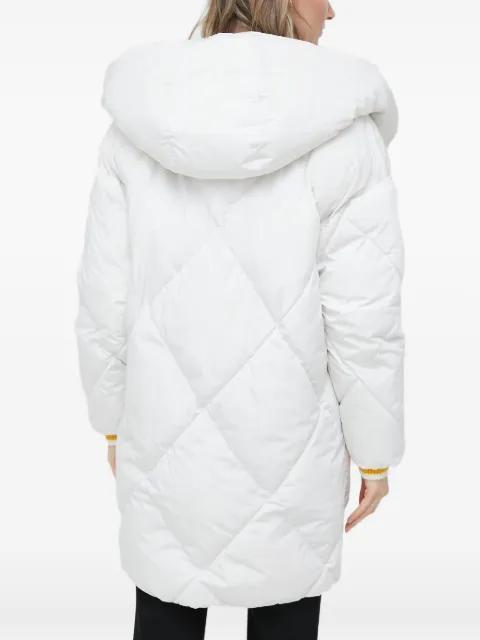 quilted hoodied jacket by GEOX