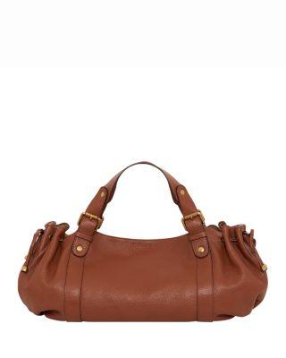 24H Leather Handbag by GERARD DAREL