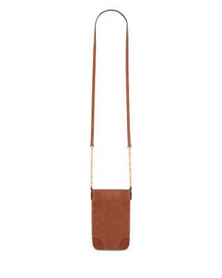 Charlotte Suede Crossbody Phone Holder by GERARD DAREL