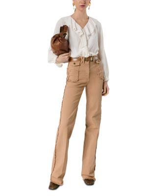 Cisana Ruffle Trim Blouse by GERARD DAREL
