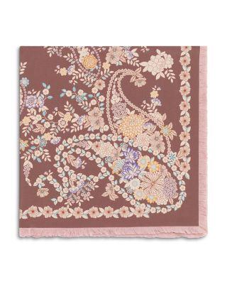 Diane Floral Print Silk Scarf by GERARD DAREL