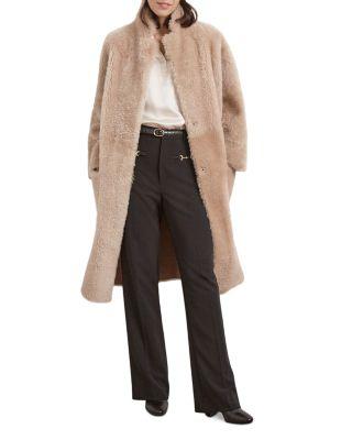 Edith Reversible Shearling Coat by GERARD DAREL