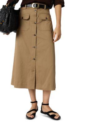 Jasmina Button Front Skirt by GERARD DAREL
