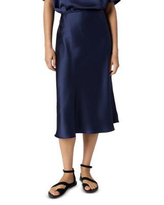 Jolana Satin Midi Skirt by GERARD DAREL