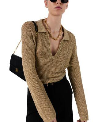 Lailah Polo Collar Pullover by GERARD DAREL