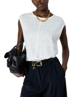 Michele Linen Top by GERARD DAREL