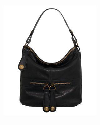 Midday Leather Hobo Bag by GERARD DAREL