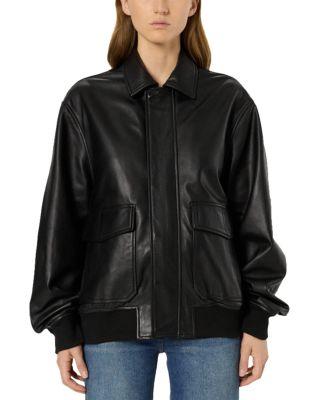 Nima Leather Jacket by GERARD DAREL