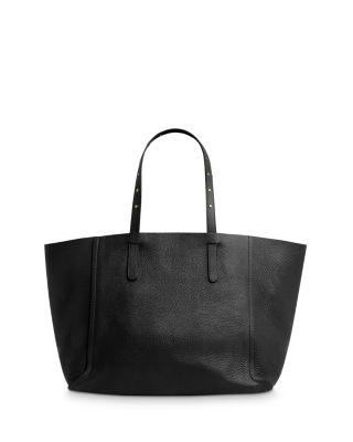 Simple Two Large Leather Tote by GERARD DAREL