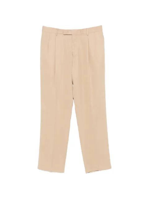 pleated-front tailored trousers by GERMANO 1952