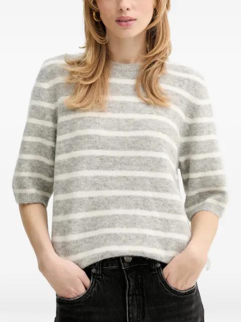 AlphaGZ stripe-pattern sweater by GESTUZ