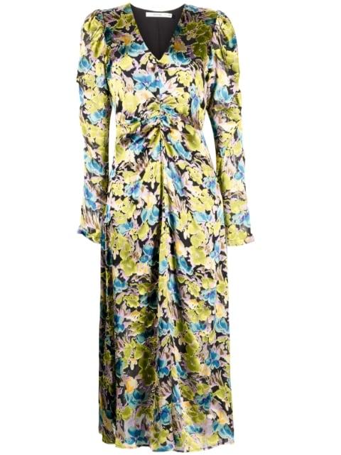 Floria long-sleeve long dress by GESTUZ