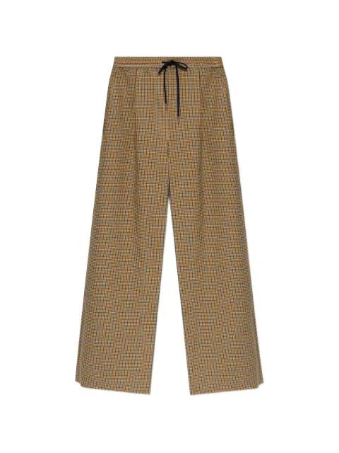 GZchicca check palazzo pants by GESTUZ