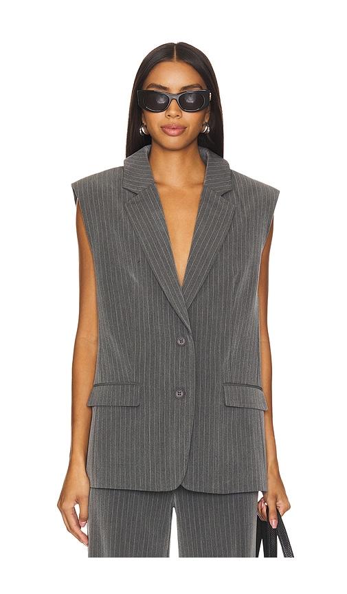 Gestuz Joelle Waistcoat in Grey by GESTUZ