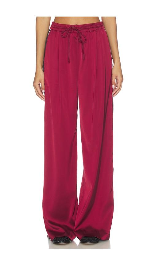 Gestuz Tracey High Waisted Pants in Burgundy by GESTUZ