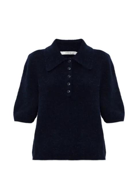 Gzalpha button collared polo shirt by GESTUZ