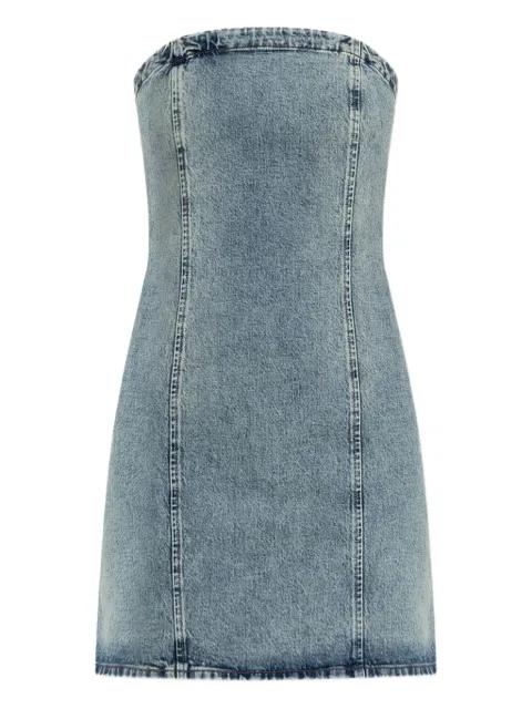 Nielle denim strapless dress by GESTUZ