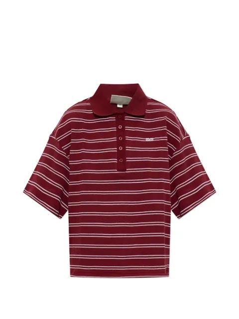 Pilova striped short-sleeve polo shirt by GESTUZ