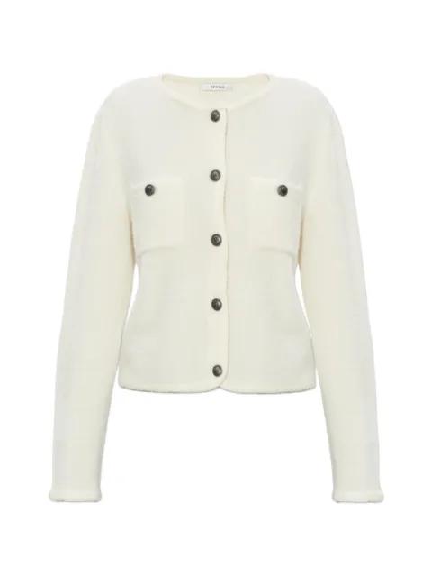 buttoned chest-pocket cardigan by GESTUZ