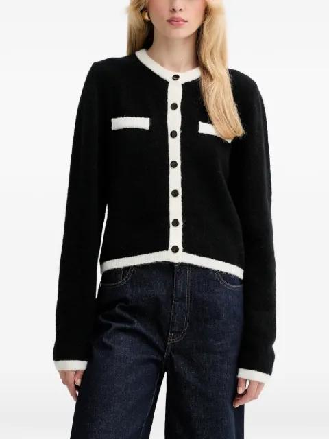 chest-pocket button-up cardigan by GESTUZ