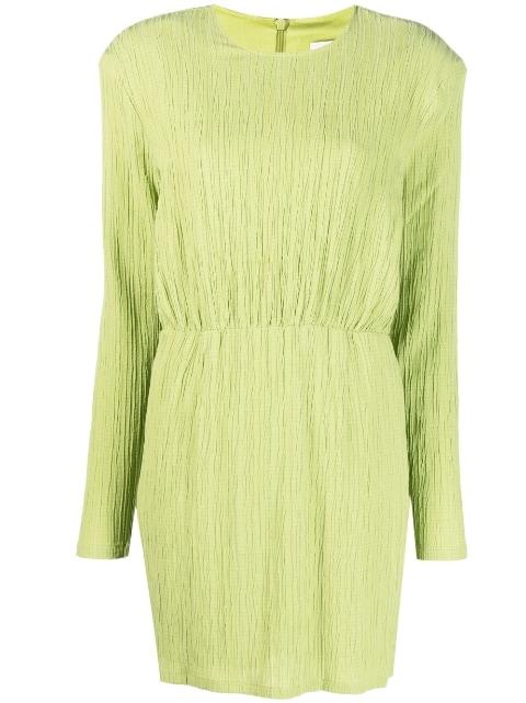 crease-effect drop-shoulder dress by GESTUZ