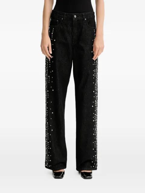 embellished denim jeans by GESTUZ