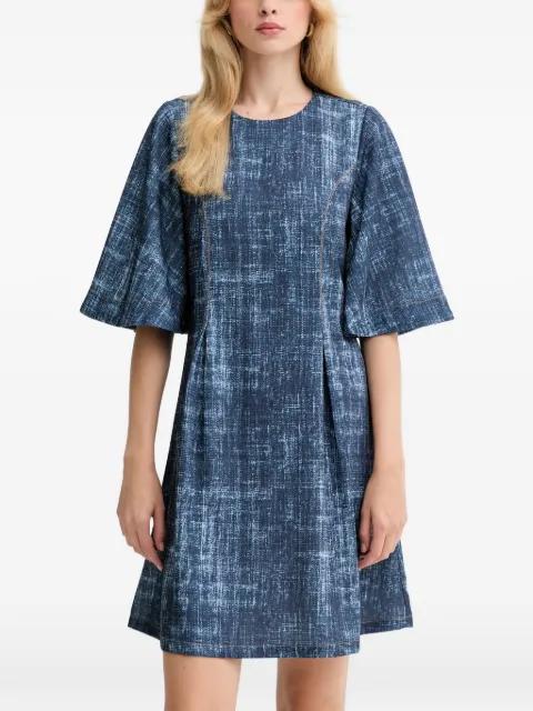 flared-sleeve mini dress by GESTUZ