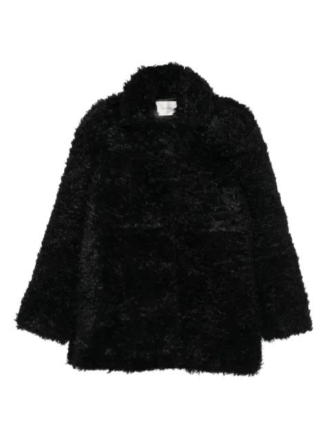 long-sleeve textured coat by GESTUZ