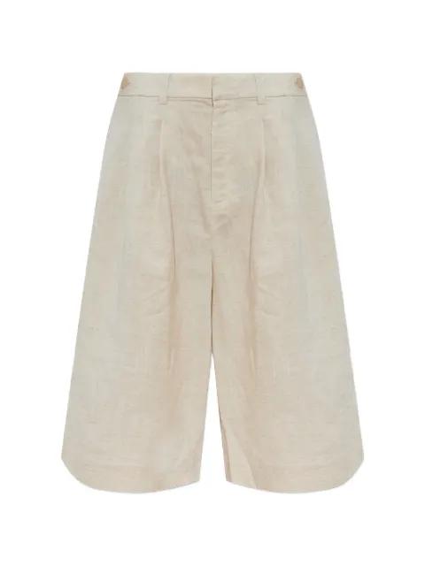 pleated wide-leg shorts by GESTUZ