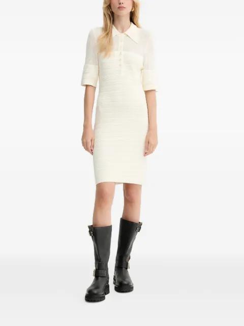 polo-collar mini dress by GESTUZ