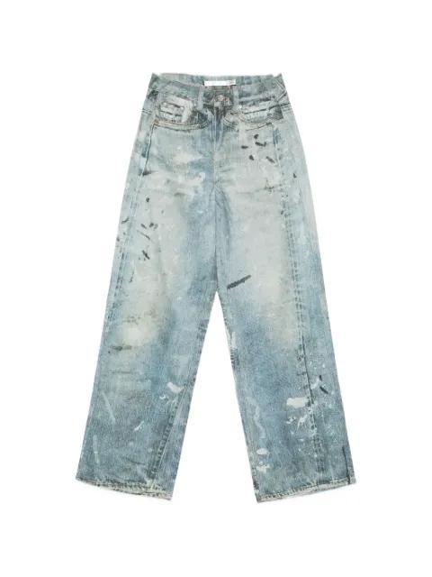 printed jeans by GESTUZ