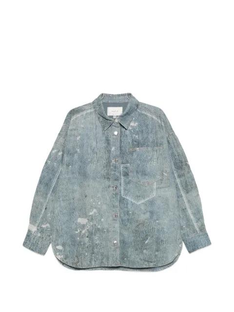 printed pocket shirt by GESTUZ