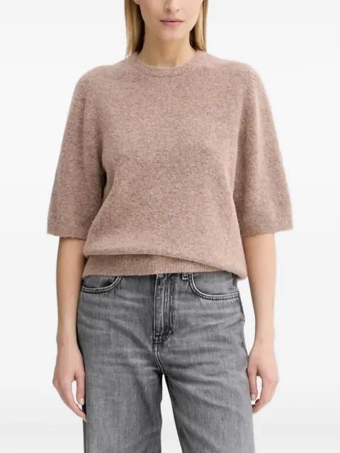 short-sleeved crew-neck sweater by GESTUZ