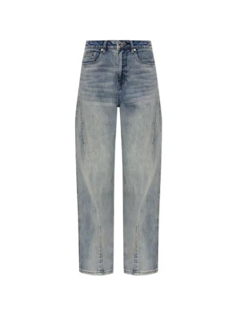 slit-detail wide-leg jeans by GESTUZ