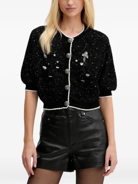 stud-embellished cardigan by GESTUZ