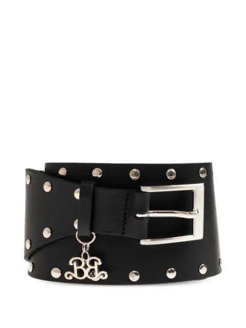 studded leather belt by GESTUZ