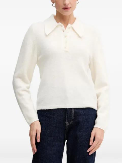 wool polo top by GESTUZ