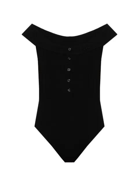 x Barbie off-shoulder bodice by GESTUZ