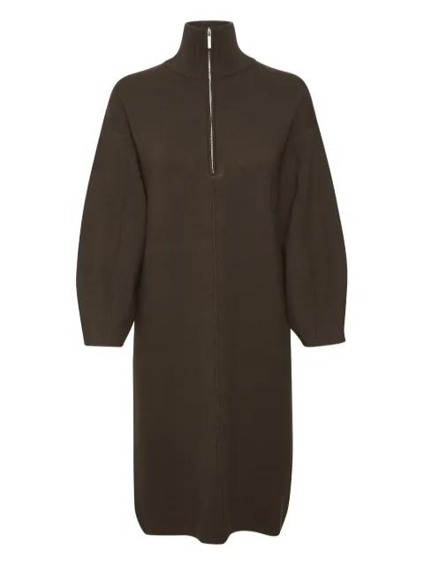 zip-front mini dress by GESTUZ